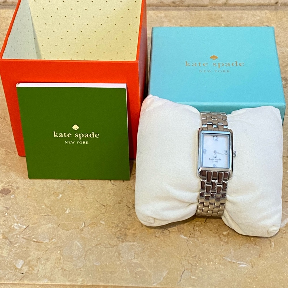 Kate Spade Silver Rectangular Watch - image 1